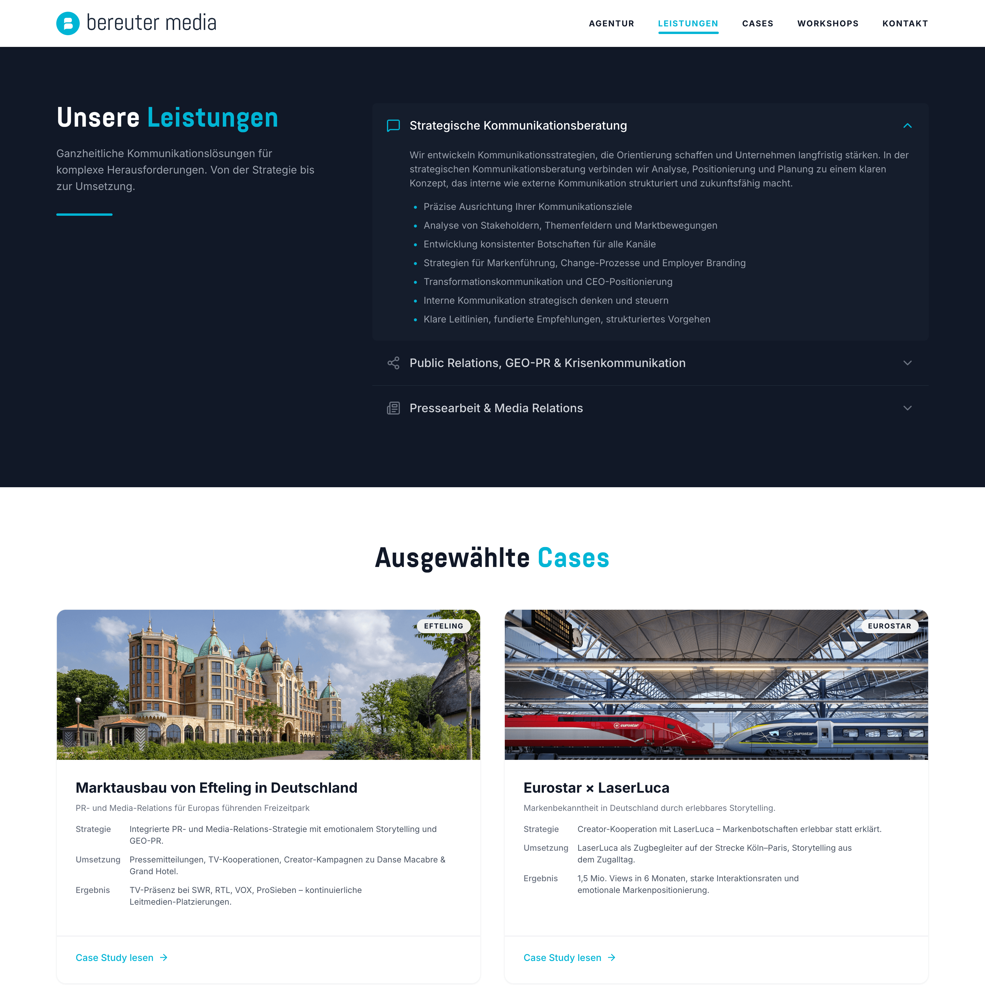 Bereuter Media – Leistungen