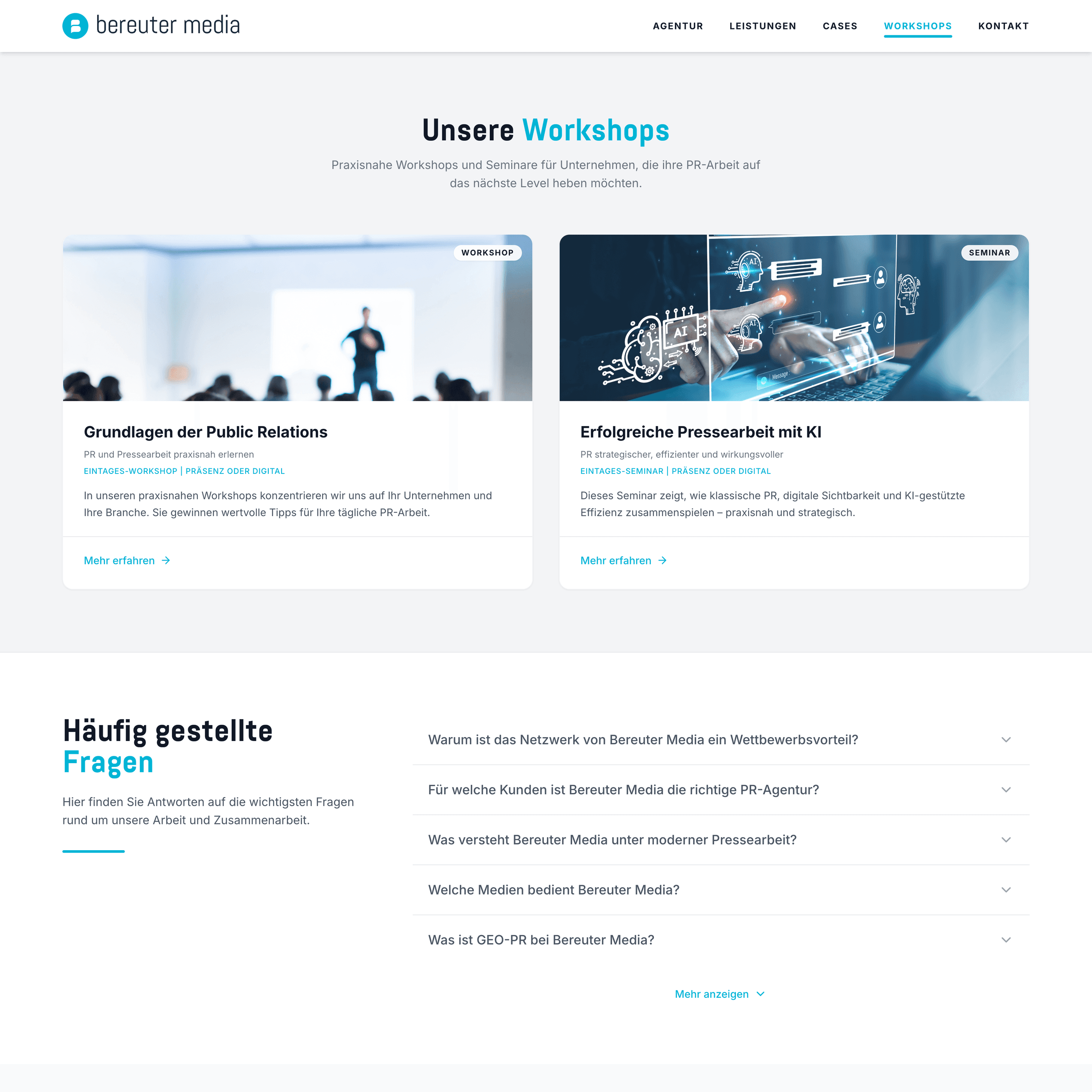 Bereuter Media – Workshops Desktop