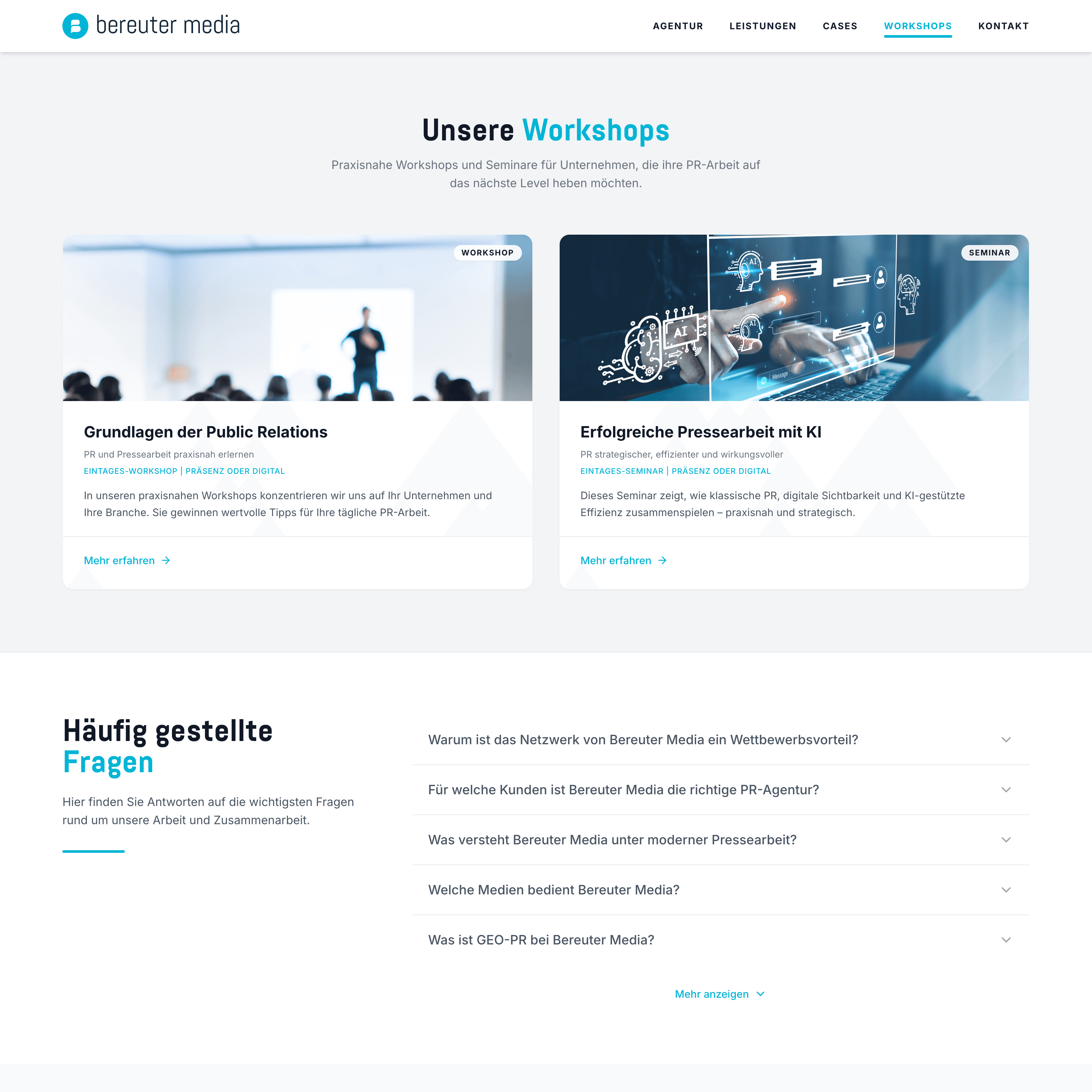 Bereuter Media – Workshops Desktop