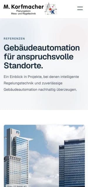M. Korfmacher GmbH – Referenzen Mobile