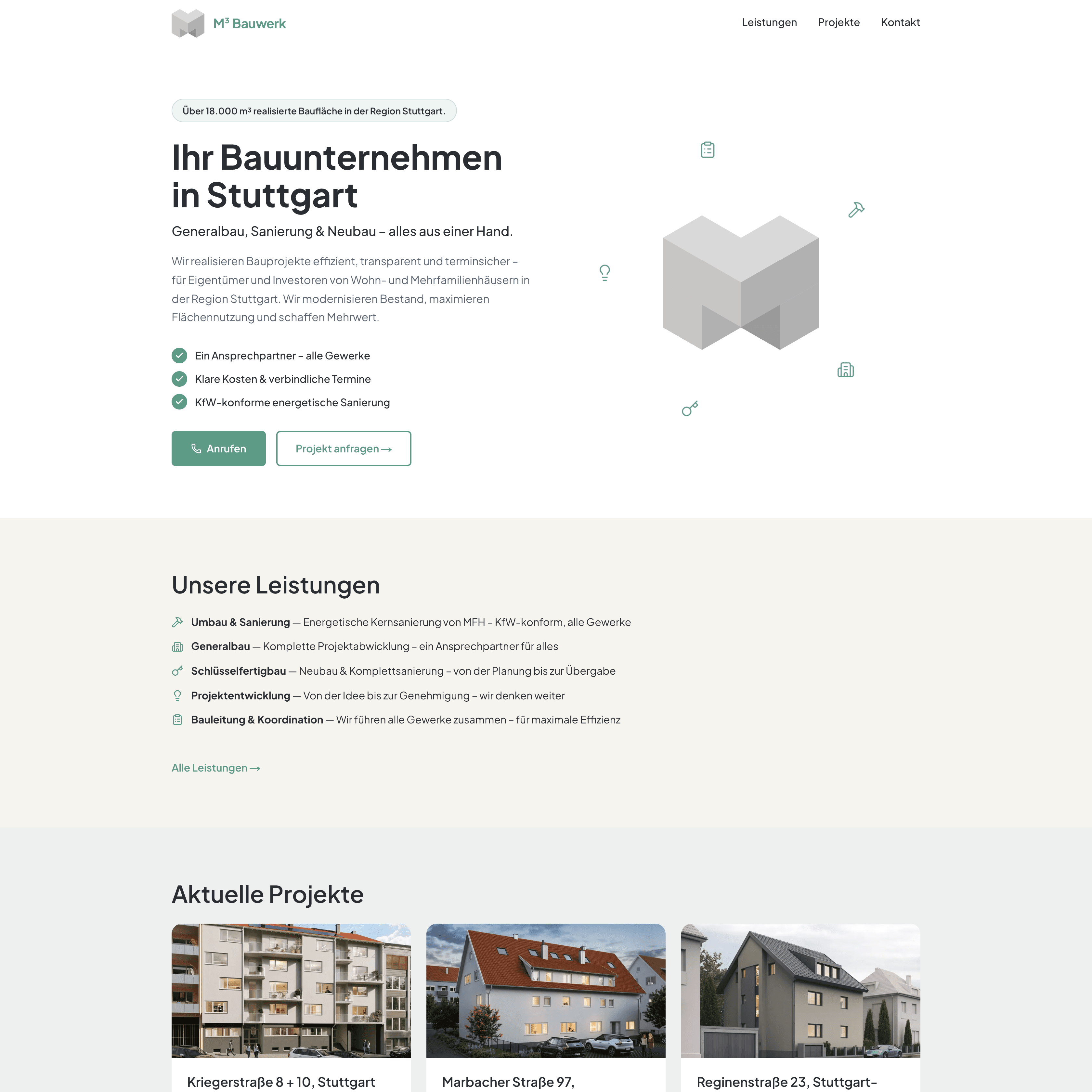 M³ Bauwerk – Home