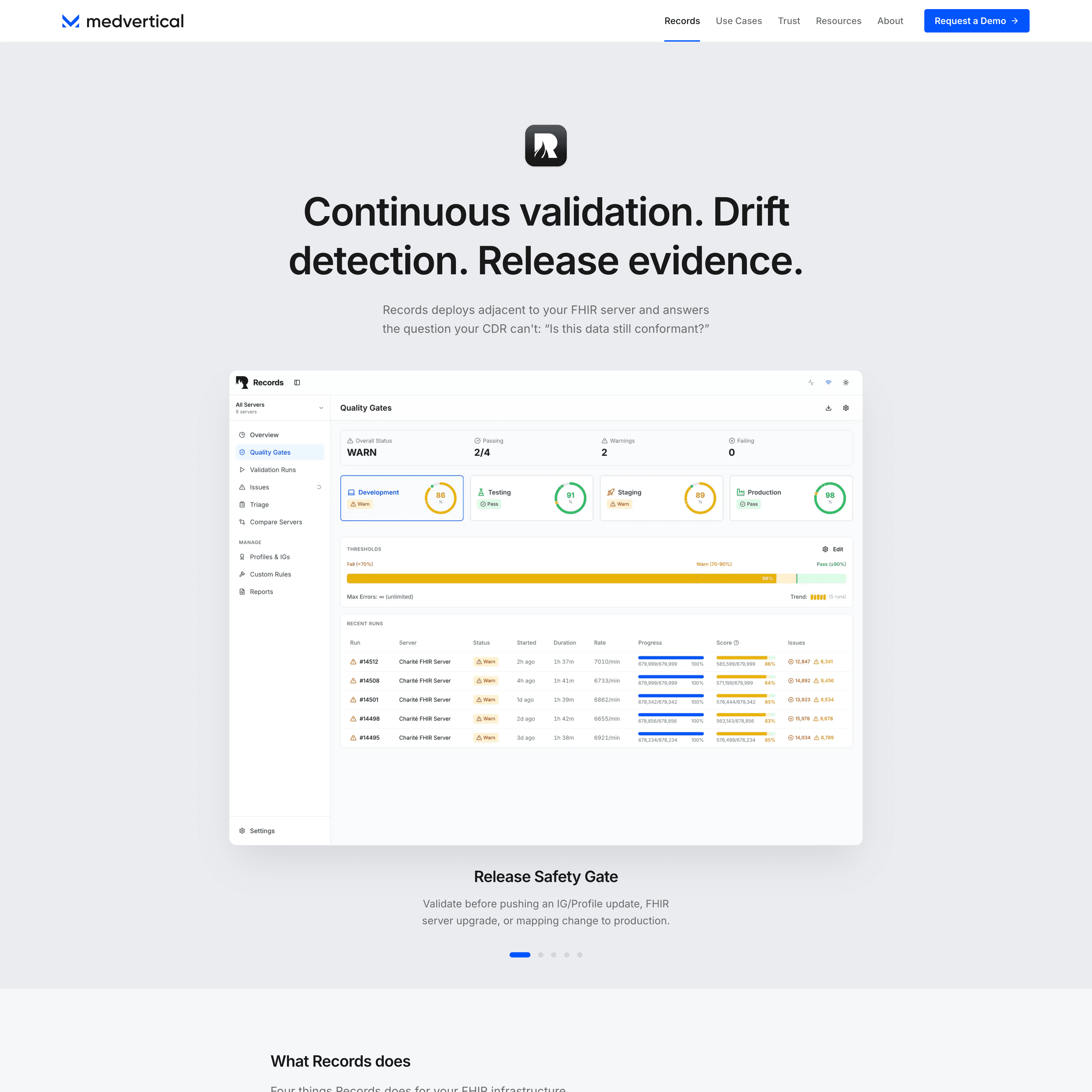 MedVertical – Records Desktop
