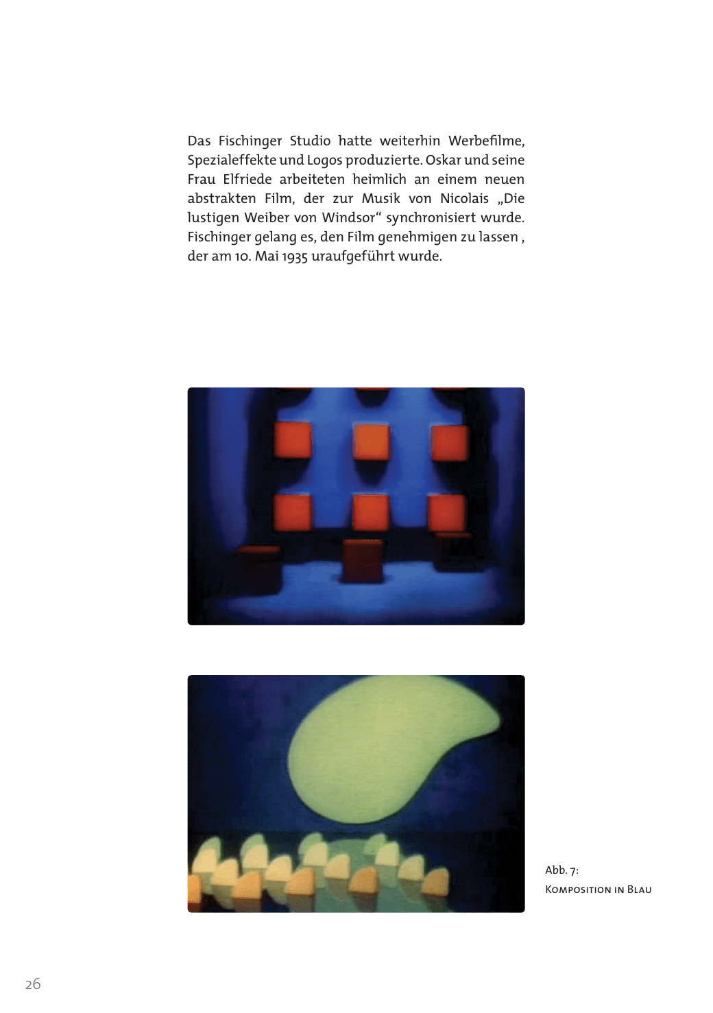 Oskar Fischinger und Visuelle Musik – Komposition in Blau
