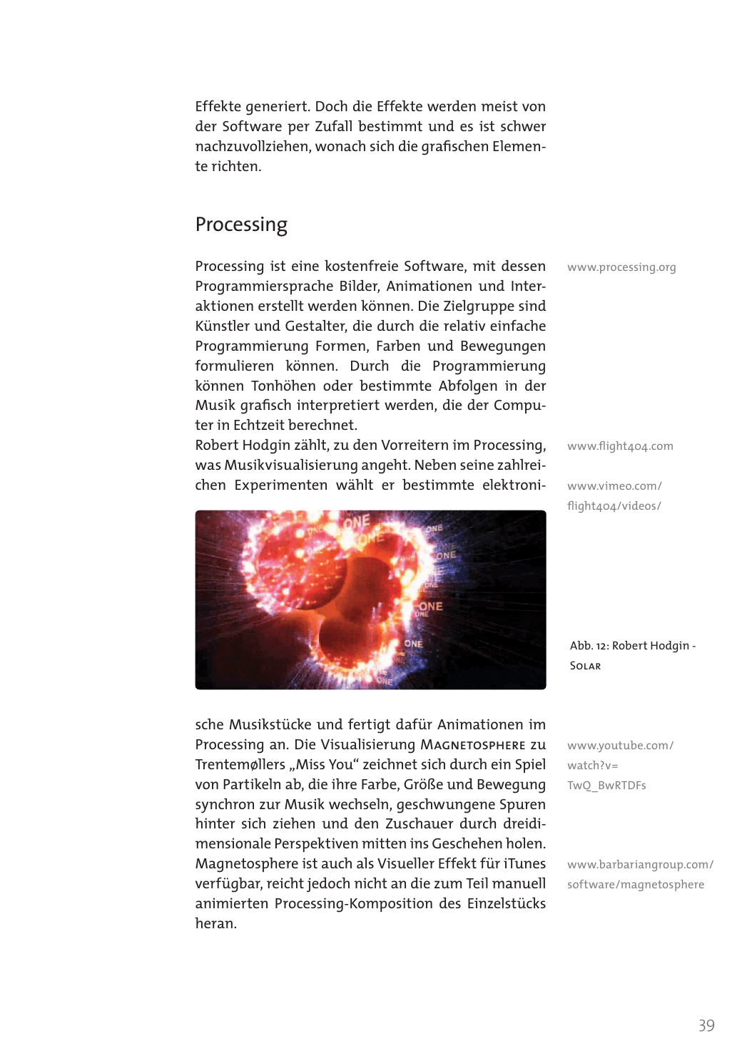 Oskar Fischinger und Visuelle Musik – Processing