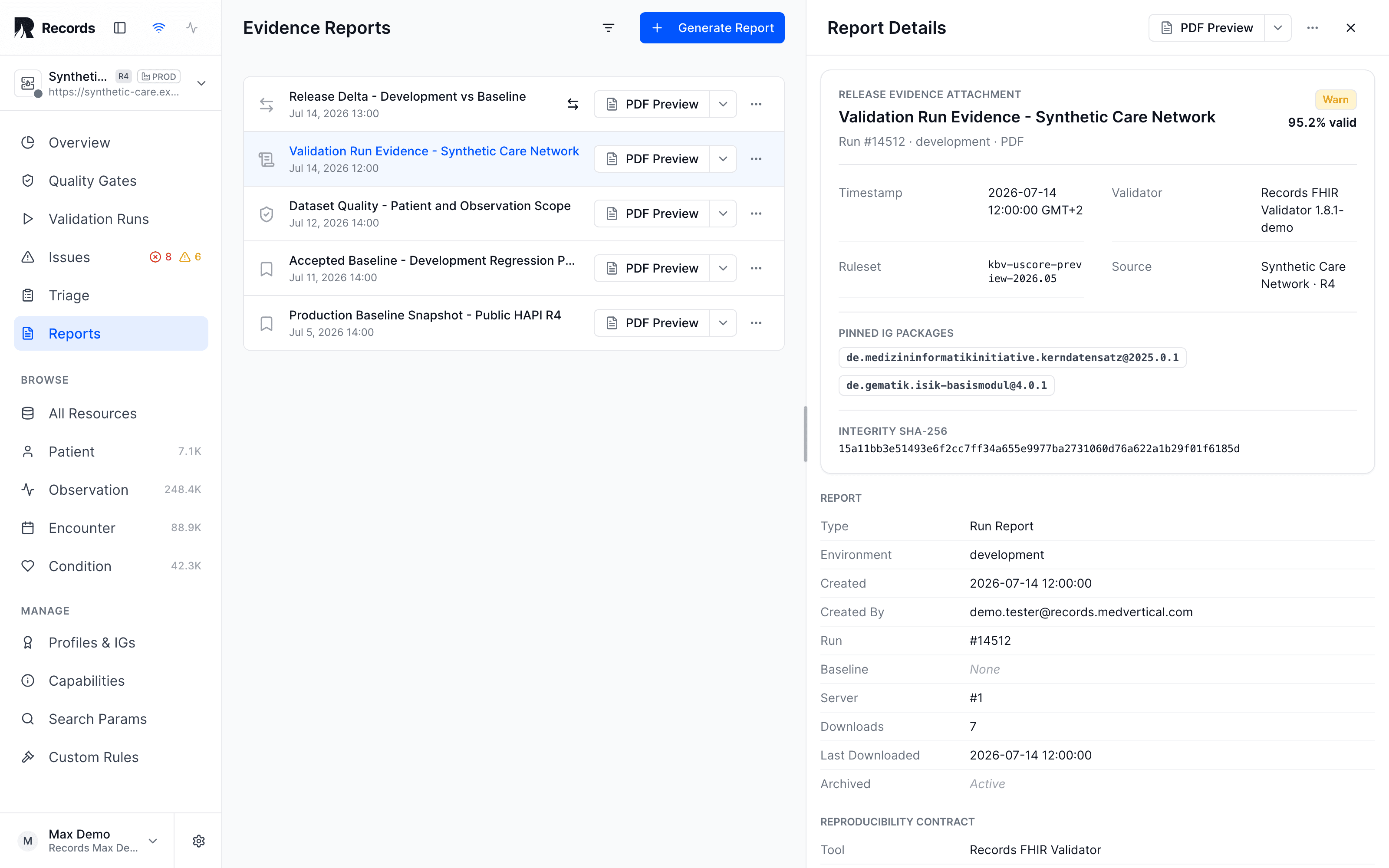 Records – Audit-Evidence