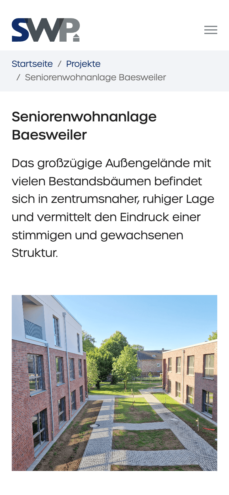 SWP Beteiligungen – Projekt Detail